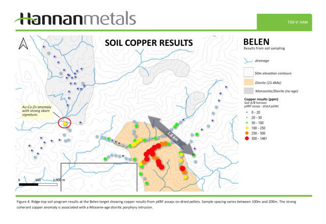 Hannan Metals Ltd., Monday, April 4, 2022, Press release picture