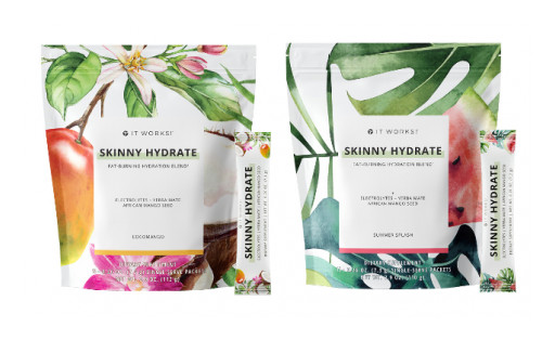 It Works! Launches Skinny Hydrate and Power Hydrate, Its Newest Line of Nutrient-Infused Supplements