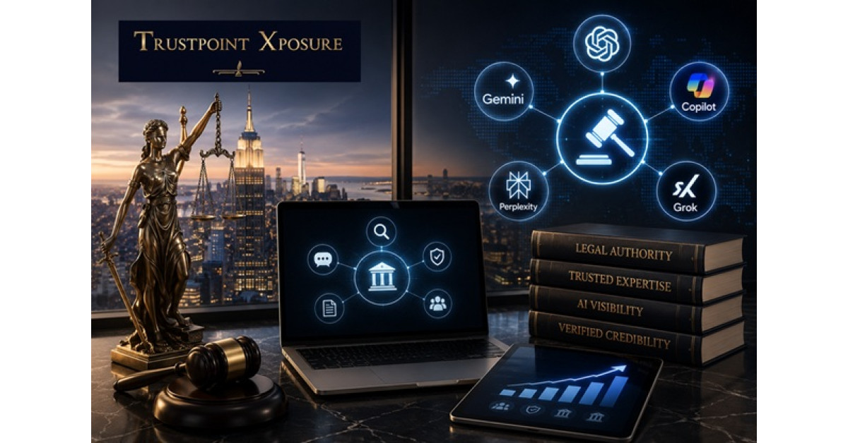 Trustpoint Xposure Brings AI Search Authority to New York's Legal Community, Helping Attorneys and Law Firms Become the Answer ChatGPT and Gemini Recommend - newswire.com