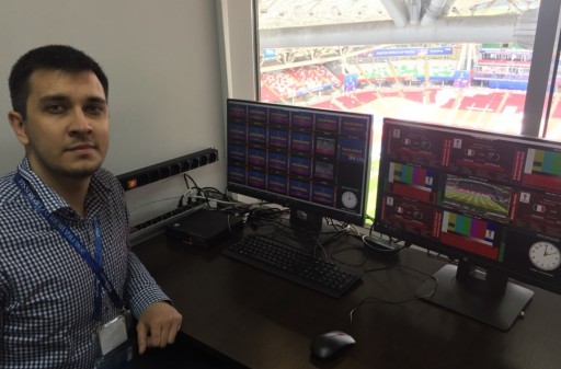Low Latency Broadcasting Within Venues at Football World Cup 2018