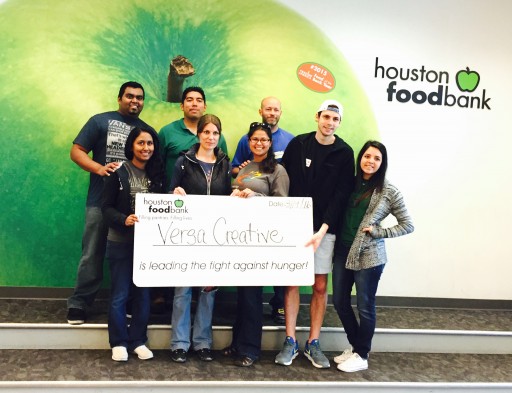 Versa Creative Group Volunteers at the Houston Food Bank