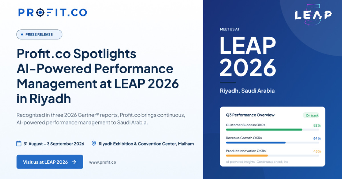 Profit.co Spotlights AI-Powered Performance Management at LEAP 2026 in Riyadh