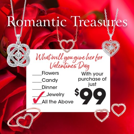 Huntington Fine Jewelers Offering a Romantic Package of Gifts for Customers Through Valentine's Day