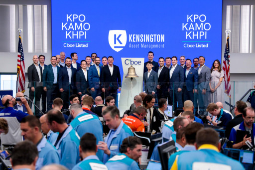 Kensington Returns to Cboe to Celebrate Launch of Kensington Premium Opportunities ETF (KPO) and Growing ETF Platform