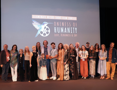 Micro-Shorts Award Winners on Stage at ILLUMINATE Film Festival