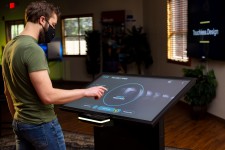 Interacting with an early touchless prototype