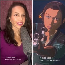 Tasia Valenza joins cast of "Star Wars: Resistance" as the Voice of 'Venisa Doza'
