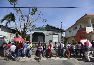 Long lines everywhere in Puerto Rico