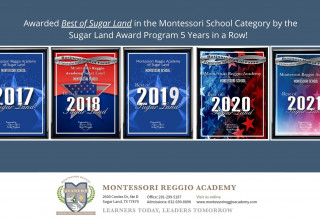 Voted Best Montessori School in Sugar Land 5 years in a row