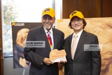 Congressman Alcee Hastings was presented the Golden Dog Award