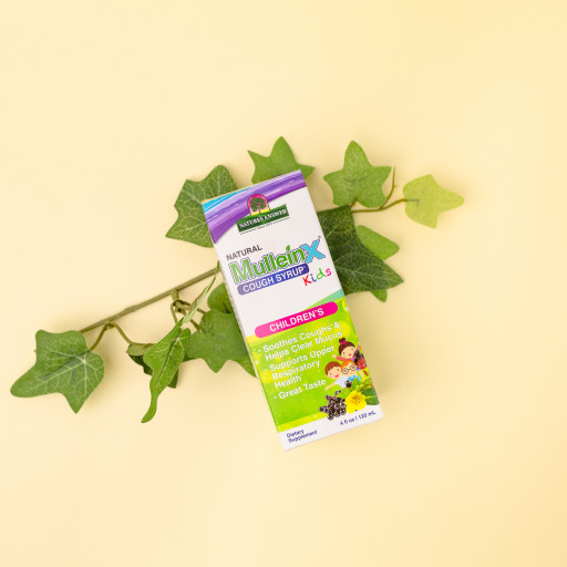 Introducing Natural Mullein-X Cough Syrup^ Kids: A Gentle Solution for Children's Health*