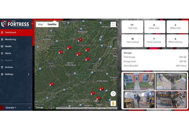 SentryPODS' Fortress Video Surveillance Monitoring Software