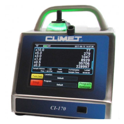 Climet Introduces Nextgen Portable Particle Counter