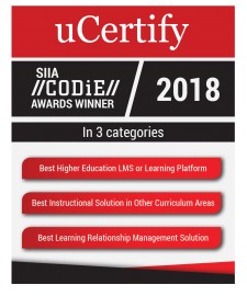 uCertify - CODiE 2018 Winner