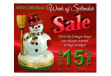 After-Christmas 15% Sale at LimogesCollector.com