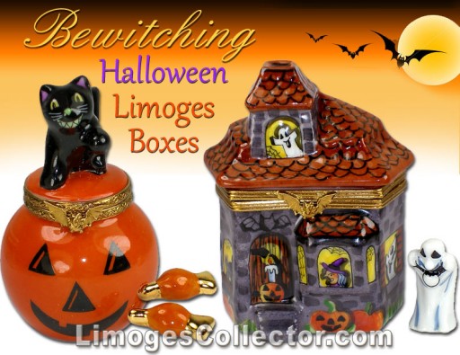 Spooktacular Halloween French Limoges Box Gifts and Collectibles Arrive at LimogesCollector.com