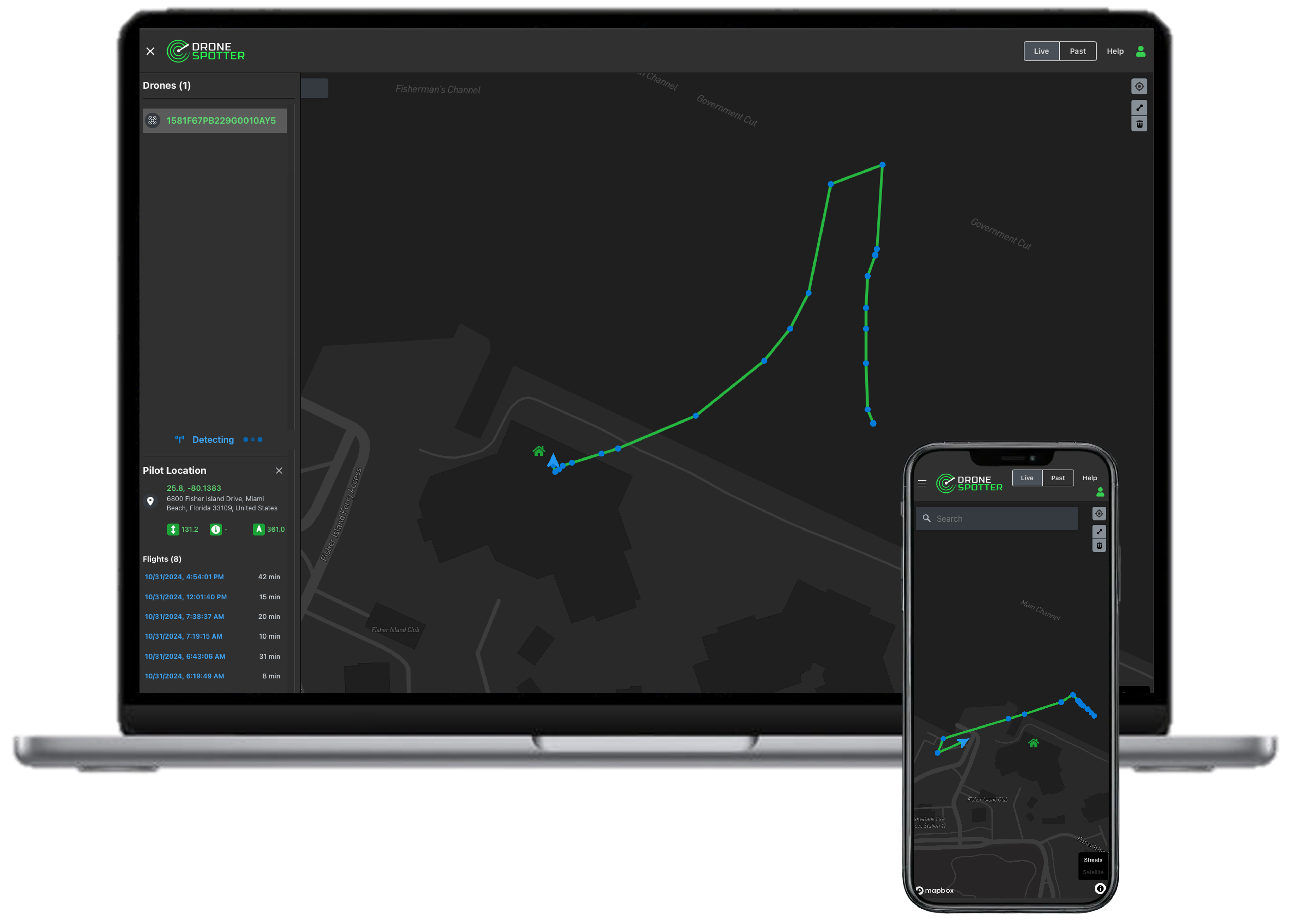 DroneSpotter Web App