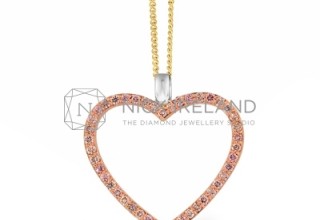 Argyle Pink Diamond Heart Pendant