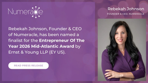 Numeracle Founder & CEO Rebekah Johnson Named Entrepreneur Of The Year(R) 2026 Mid-Atlantic Finalist by EY US