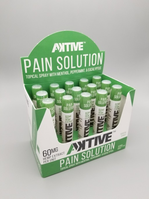 Aktive Introduces Topical Pain Relief Spray With Hemp Extract in Response to Opioid Epidemic
