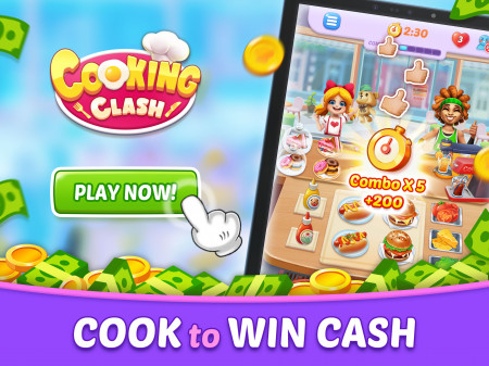 Cooking Clash: Win Real Monay