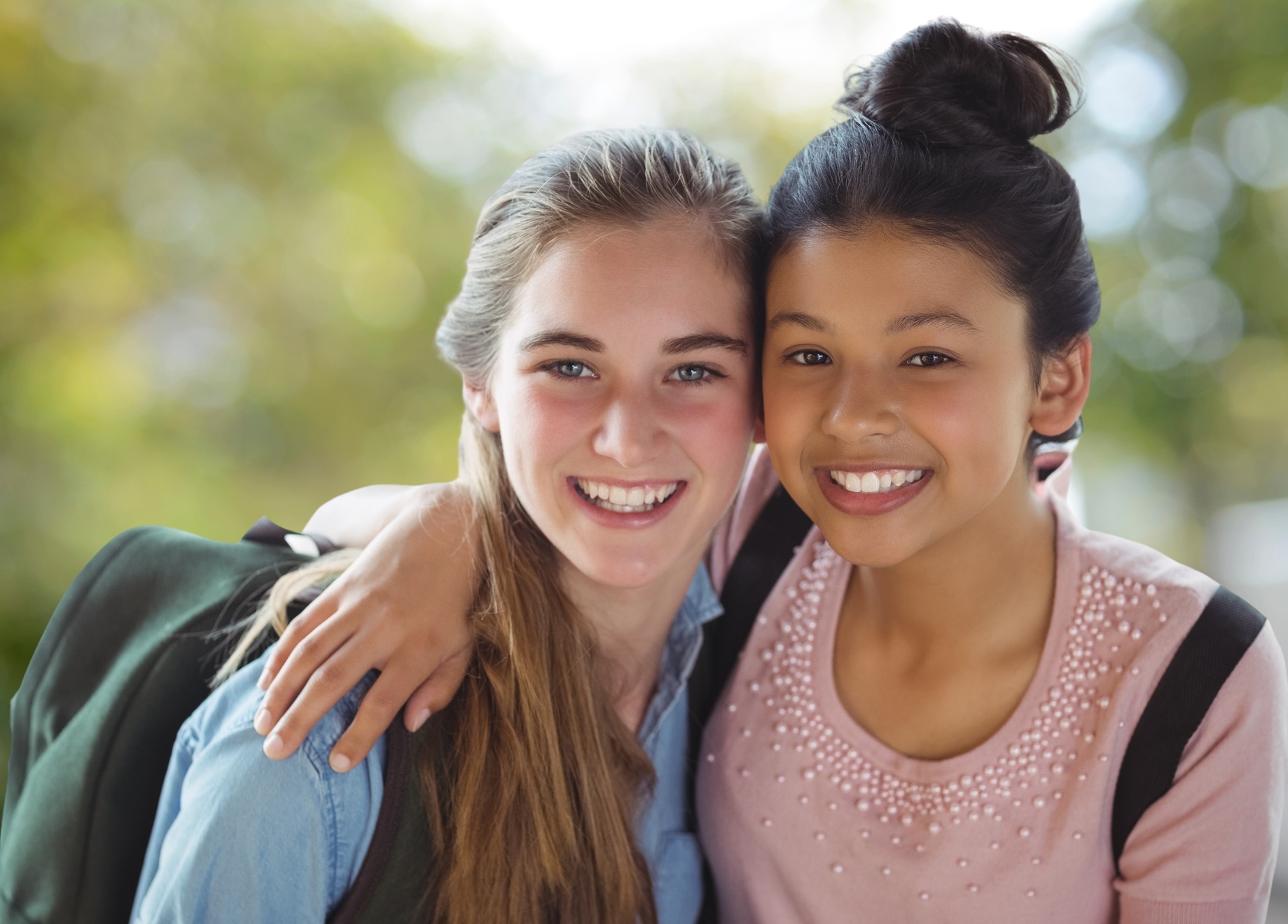 Exchange Student With Host Sister