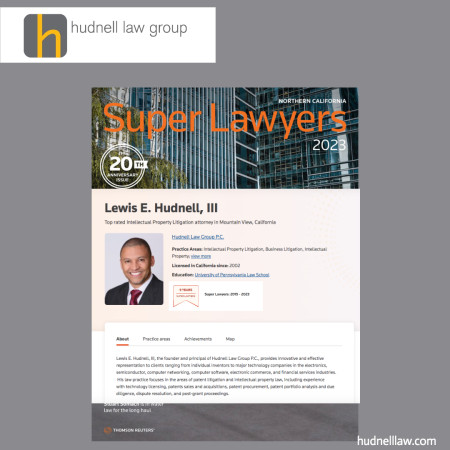 Lewis Hudnell Super Lawyers 2023