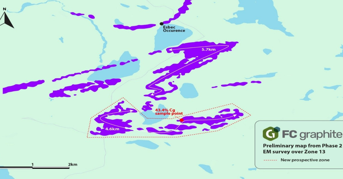 First Canadian Graphite Completes Phase II Airborne Survey