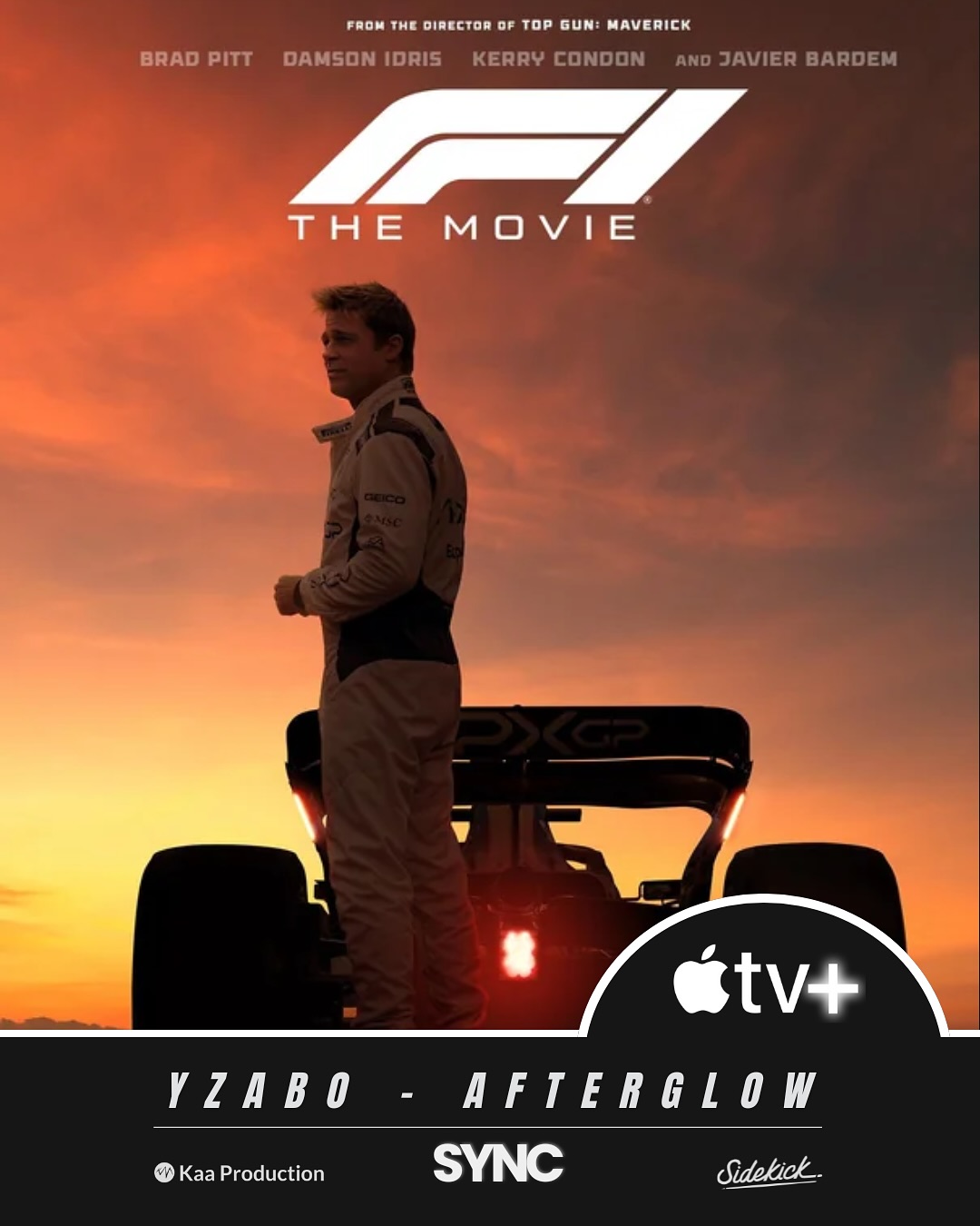 🚨 SYNC ALERT 🚨We're beyond proud to announce that Yzabo's “Afterglow” is featured in F1 The movie