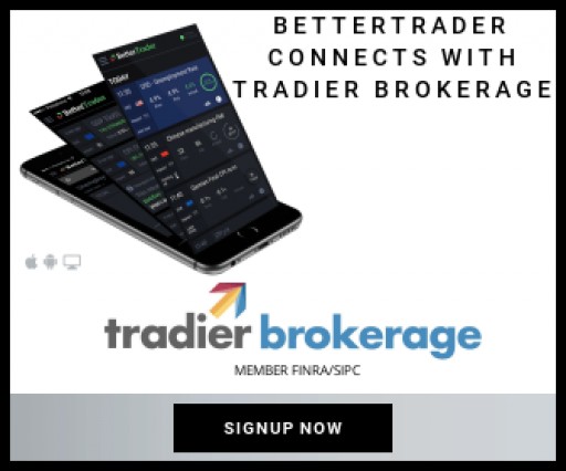 BetterTrader is Now Connected to Tradier Brokerage
