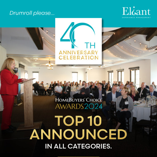 Eliant Announces a Special Two-Day Event in Honor of 40th Anniversary and 2024 Homebuyers' Choice Awards