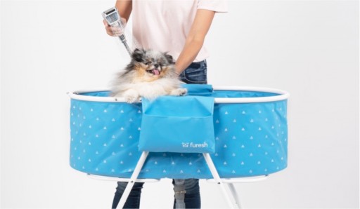 Furesh Launches One-of-a-Kind, Foldable Dog Bathtub