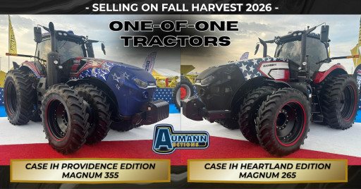 Case IH to Auction Two One-of-One Magnum Tractors Celebrating 250 Years of American Agriculture