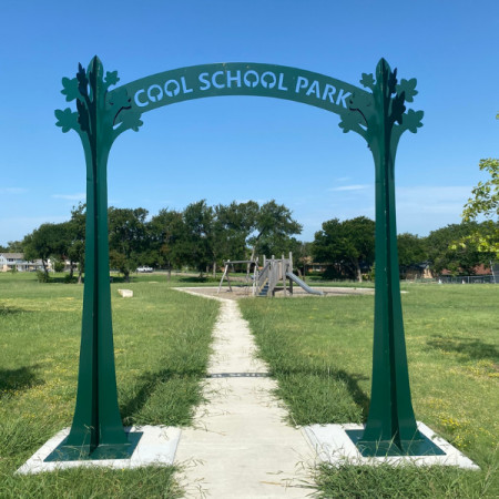 Cool School Neighborhood Park Entrance