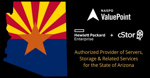 cStor Authorized to Participate in Hewlett-Packard Enterprise NASPO ValuePoint Program Supporting State of Arizona Entities
