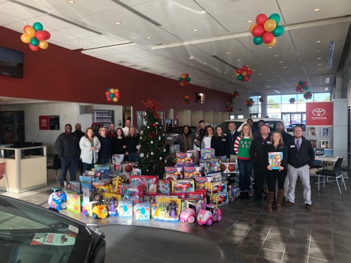Toyota of Milledgeville Raises Thousands for Toys for Tots