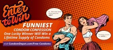Condom Depot Free Condom Contest Banner