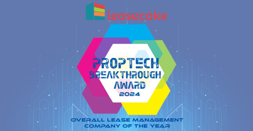 Leasecake Named 'Overall Lease Management Company of the Year' for Second Consecutive Year