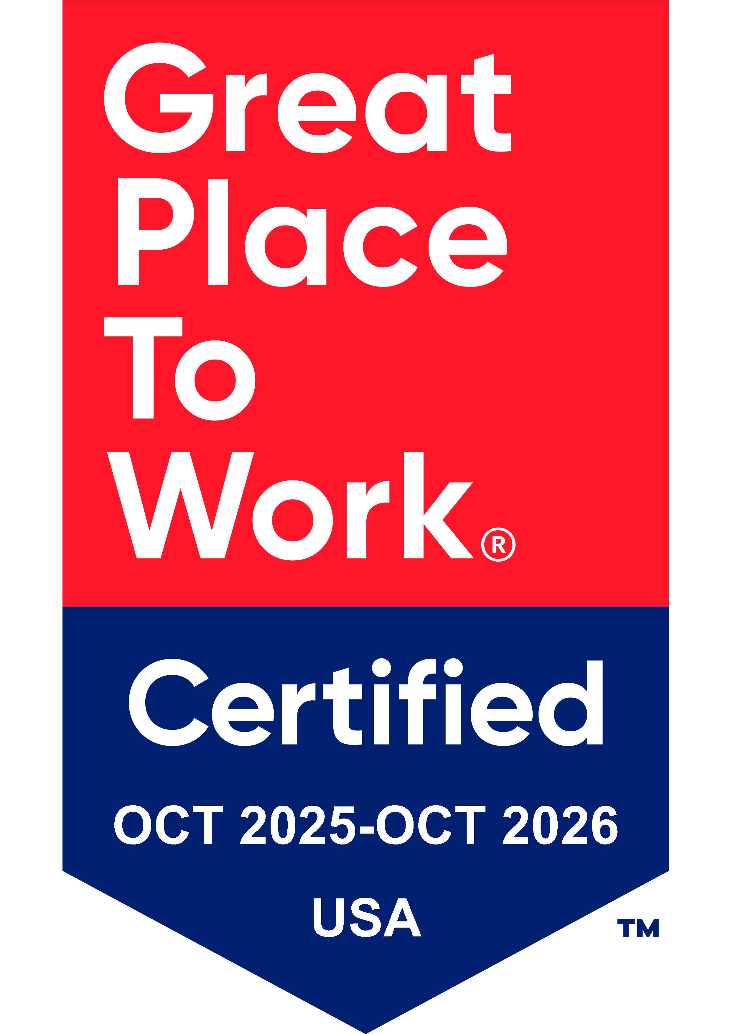 2025 Great Place to Work