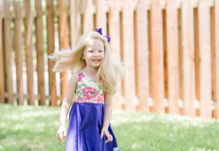 Claire, a Wigs for Kids recipient