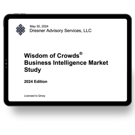 Dresner Advisory Services’ 2024 Wisdom of Crowds® Business Intelligence Market Study