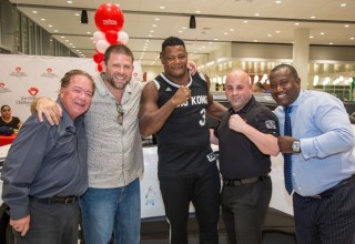 Luis 'King Kong' Ortiz and Toyota of Hollywood Representatives