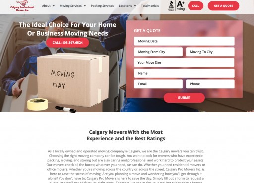 New Pro Movers' Website Open to Customers
