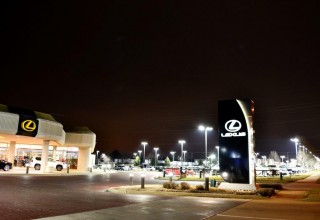LED Parking Lot Lighting for Auto Dealer Applications