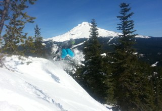 Skiing on Oregon's Mt. Hood