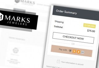 Marks Jewelers Cryptocurrency Checkout Option