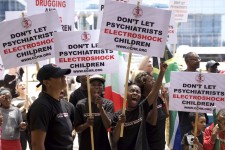 International psychiatric watchdog group Citizens Commission on Human Rights (CCHR) rallied to demand the World Psychiatric Association put an end to the potentially lethal drugging of South African children.