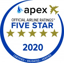 APEX 2020 Five Star Official Airline Rating