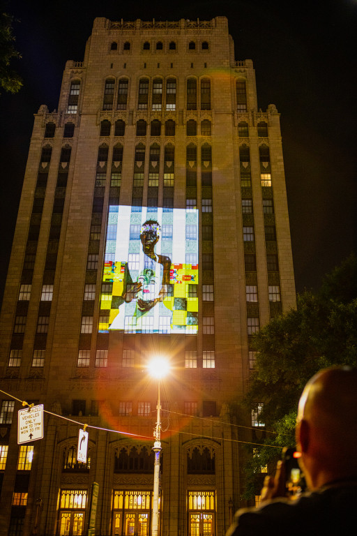 Artworks on Racial Justice Get a Major Public Projection Onto the Brooklyn Public Library