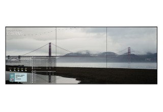 Video Wall Featuring 'Golden Gate Reflection' by William Mackie, San Francisco, California